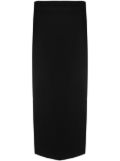 Semicouture crepe midi skirt - Black