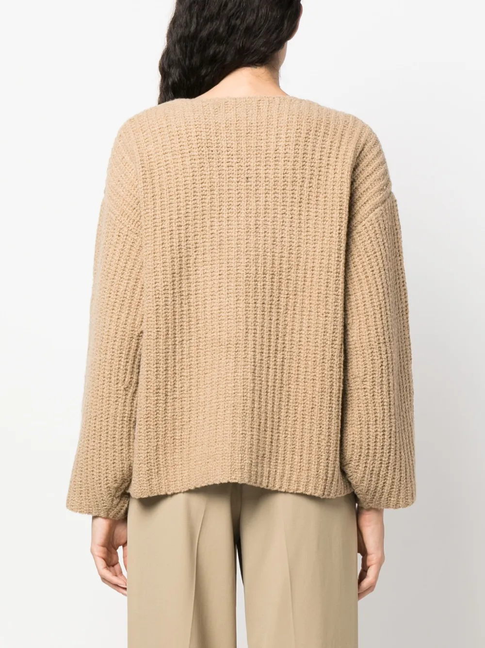 GANNI long-sleeved knitted jumper Women