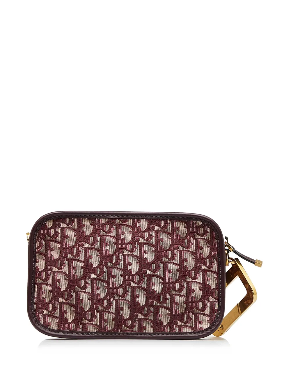 Christian Dior pre-owned Oblique Diorquake clutch bag - Rood