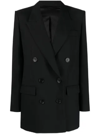 ジャケット Isabel Marant NEVIM DOUBLE-BREASTED JACKET Nevim double-breasted blazer in grey - Isabel Marant | Mytheresa