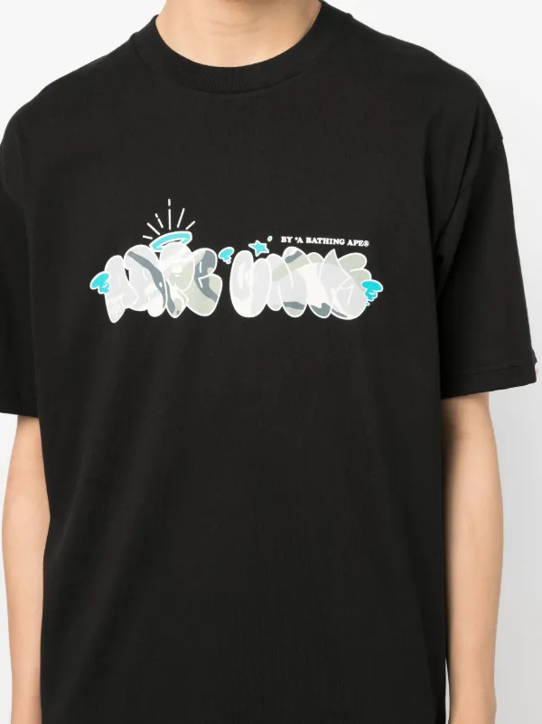 AAPE BY *A BATHING APE® graphic-print short-sleeve T-shirt - Farfetch