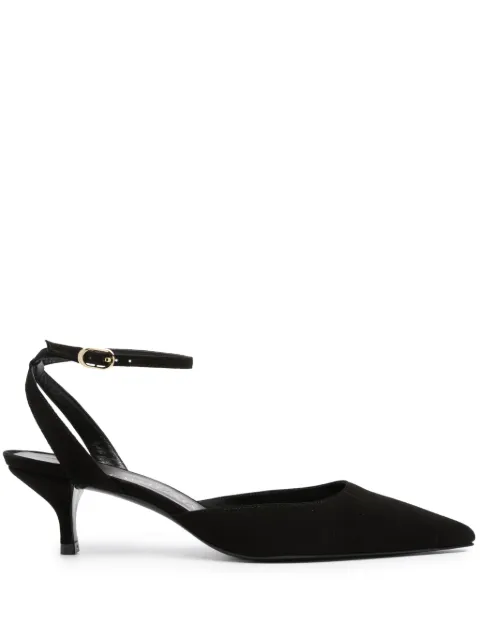 Stuart Weitzman Barelythere 50mm suede pumps