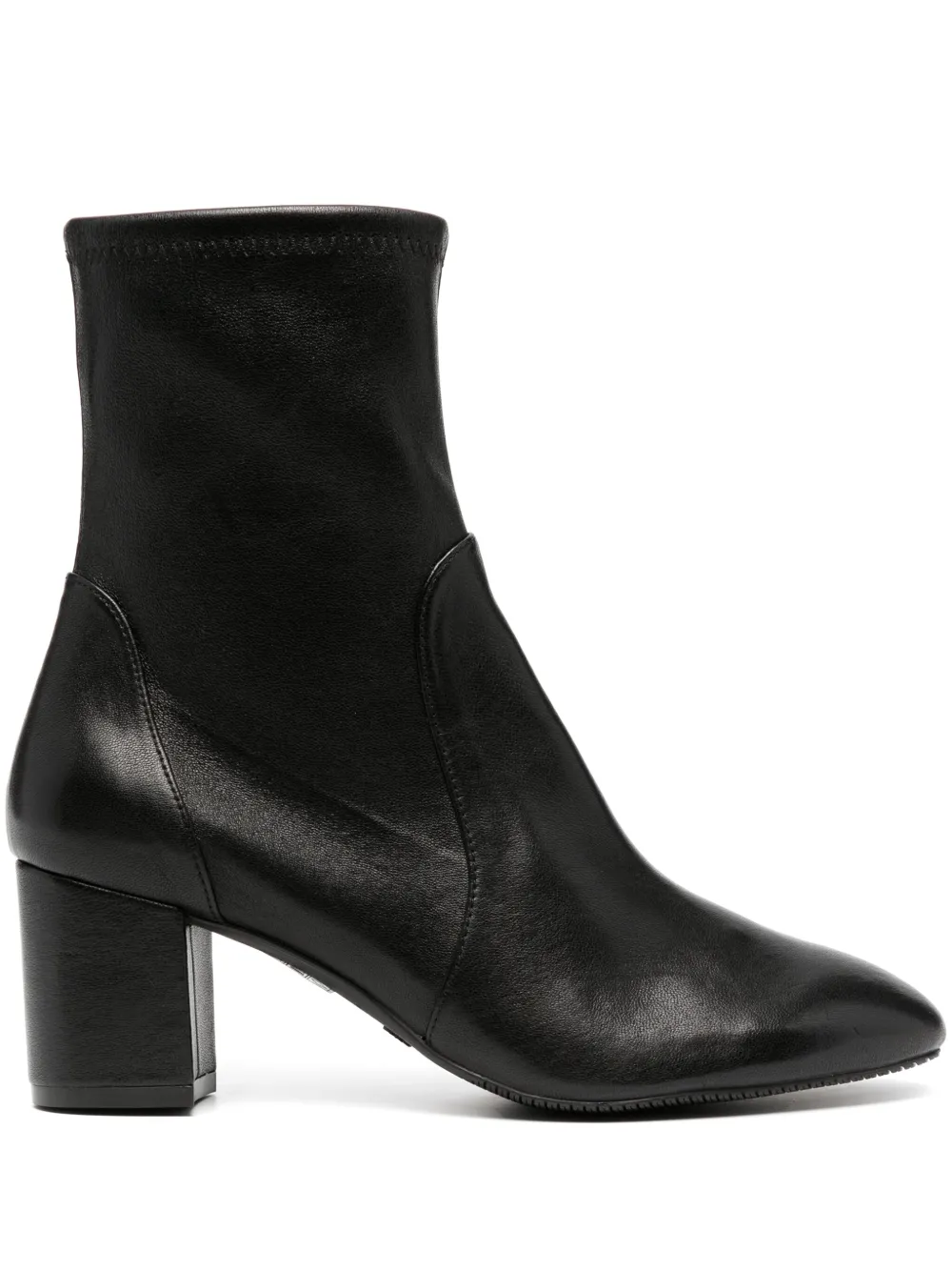 Stuart Weitzman Yuliana 60 Womens Leather Pull On Mid-calf Boots In Black