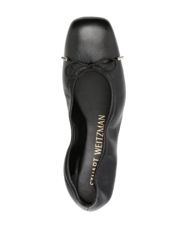 Stuart weitzman leather deals ballet flats