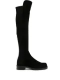 Stuart Weitzman 5050 Bold 40mm suede boots - Black