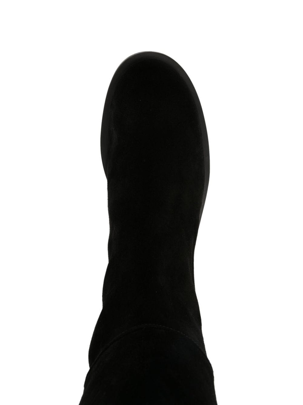 Shop Stuart Weitzman 5050 Bold 40mm Suede Boots In Black