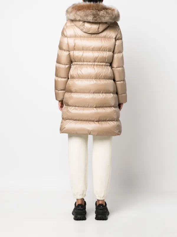 【関税&送料込】Moncler Coats Beige Moncler Chandre Quilted Coat | Neutrals | FARFETCH
