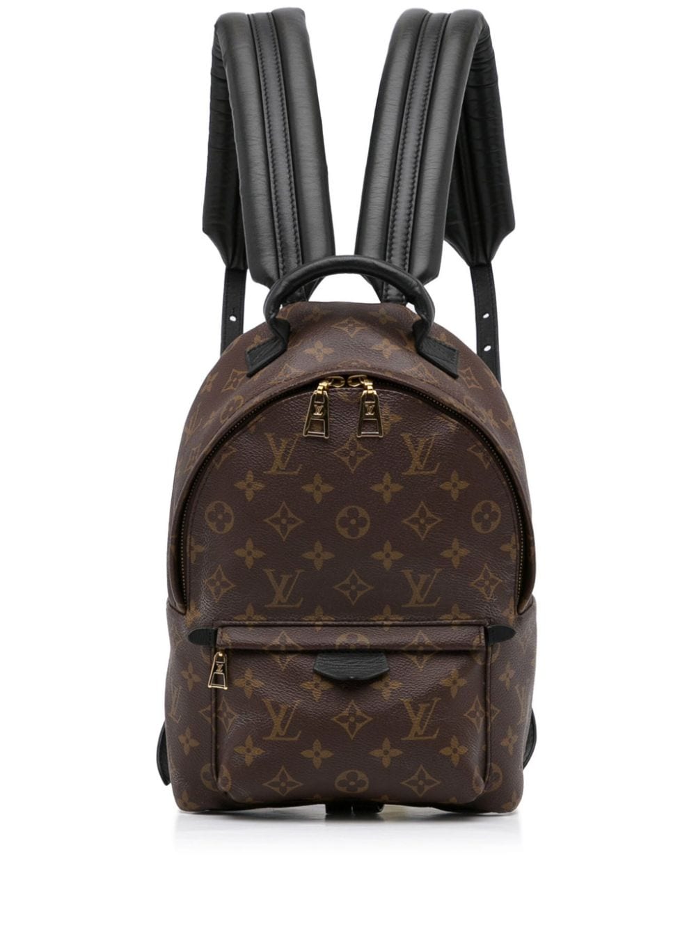 Pre-owned Louis Vuitton 2017 Monogram Palm Springs Mm In Brown