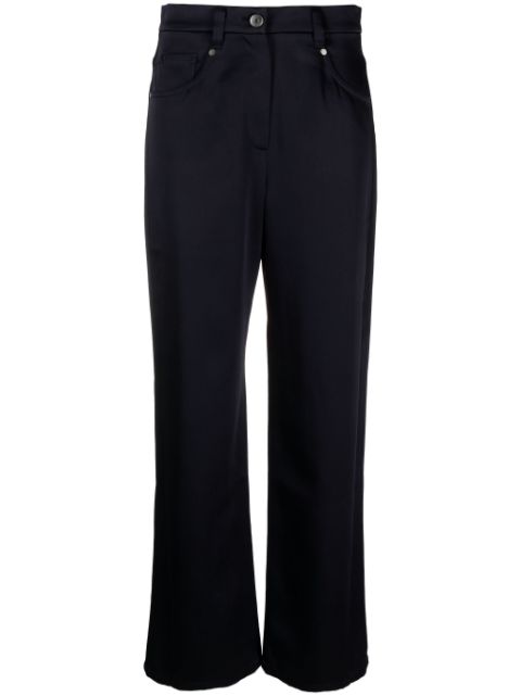 Brunello Cucinelli straight-leg satin-finish trousers Women