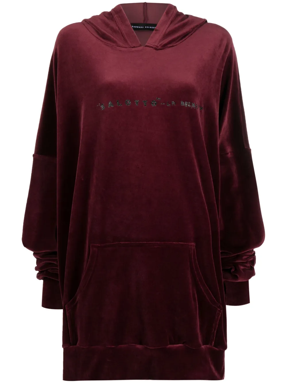 Barbara Bologna Hoodie met logo Paars