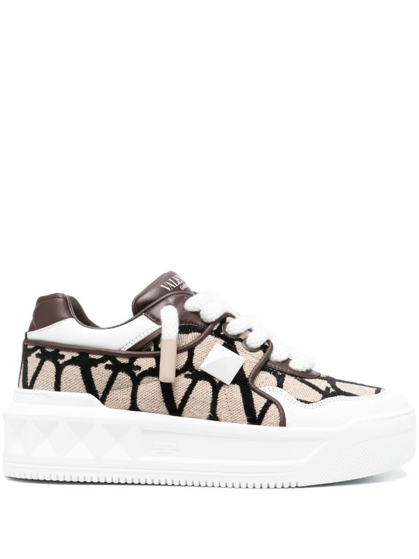 Valentino Garavani One Jacquard Sneakers - Farfetch