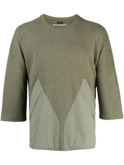 Maharishi crew-neck knitted T-shirt
