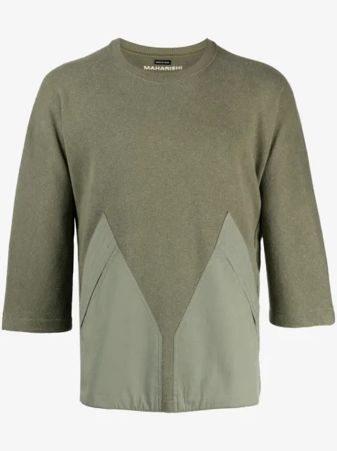 Maharishi crew-neck knitted T-shirt