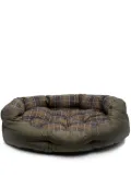 Barbour check-plaid cotton dog bed - Green