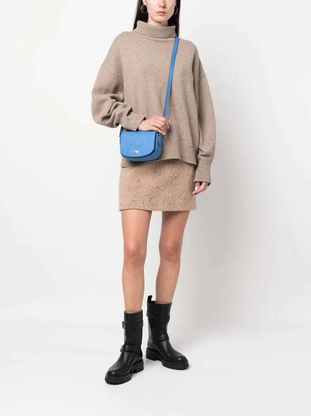 Longchamp axelremsväska med präglad logotyp | Image 2