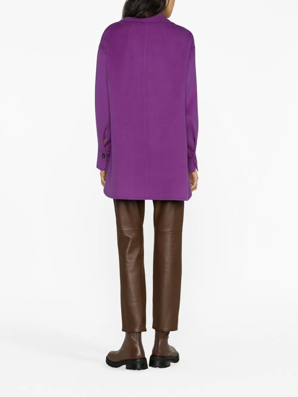 Purple hotsell wool blazer