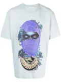 Ih Nom Uh Nit Mask Roses cotton T-shirt - Blue
