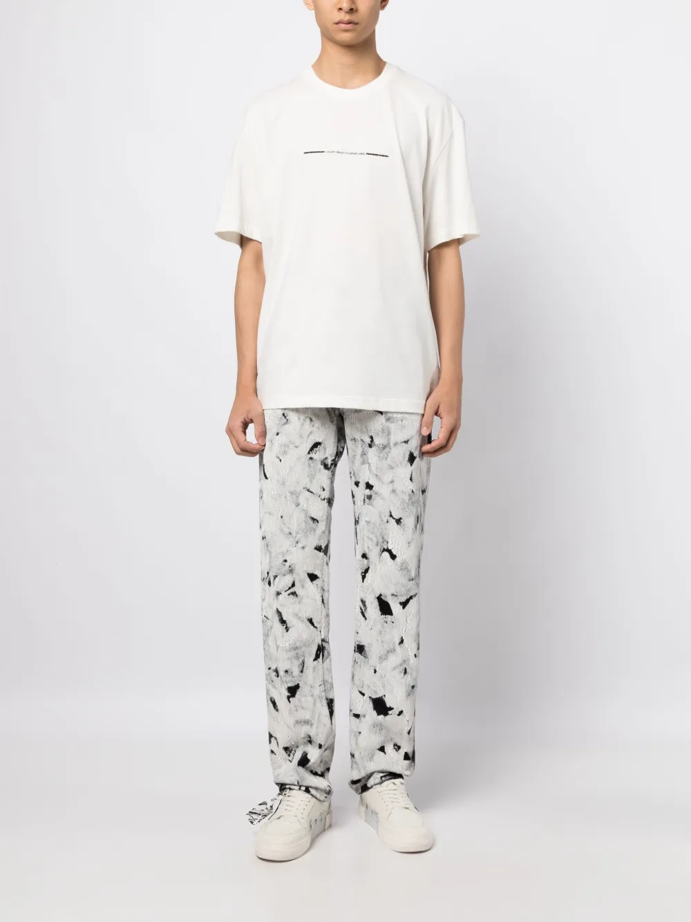 Ih Nom Uh Nit T-shirt met logoprint - Wit