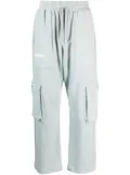 Ih Nom Uh Nit Mission logo-print cargo track pants - Blue
