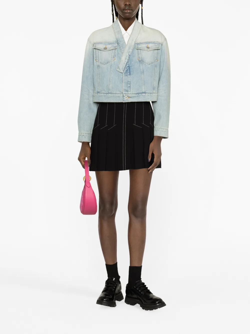 Kenzo V-neck denim jacket - Blauw