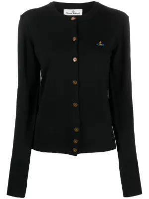 トップス Vivienne Westwood RIPPED CARDIGAN Vivienne Westwood Black