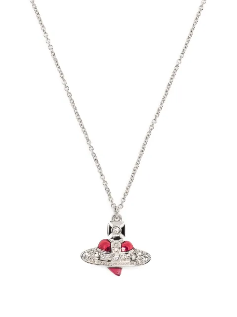 Vivienne Westwood New Diamante Heart pendant necklace