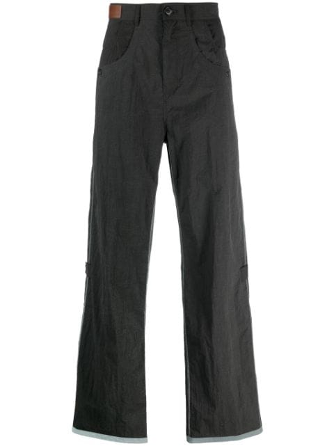 Andersson Bell multi-pocket straight-leg trousers 