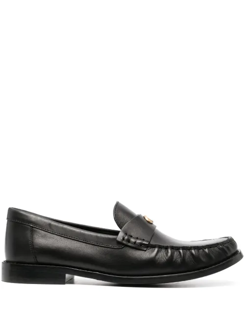 Mocassins en cuir à plaque logo - Coach - Modalova