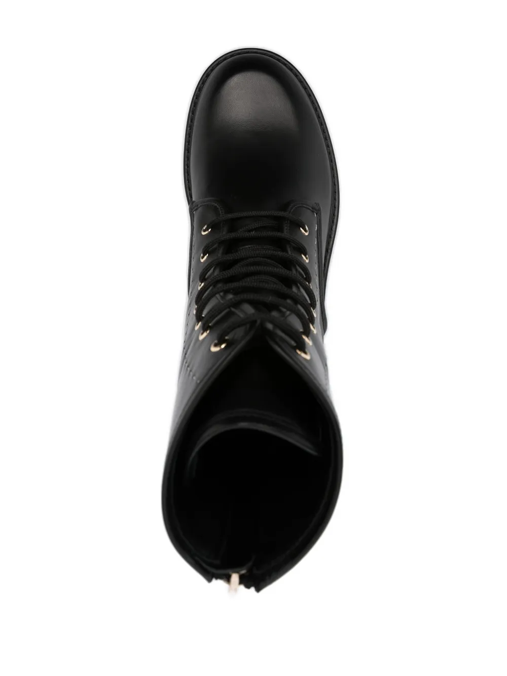 Max Mara decorativestitching Leather Boots Farfetch