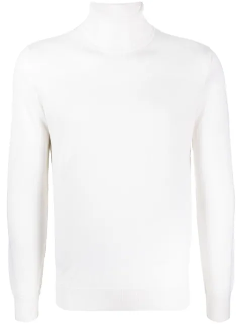 Zegna roll-neck fine-knit jumper