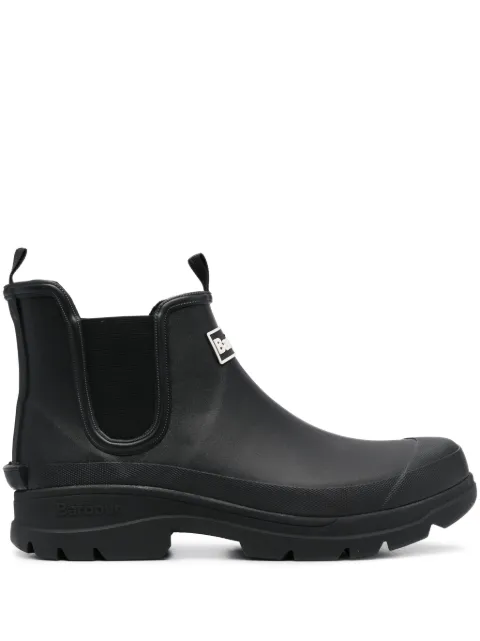 Barbour logo-patch ankle boots