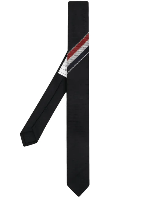 Thom Browne corbata con motivo de rayas RWB