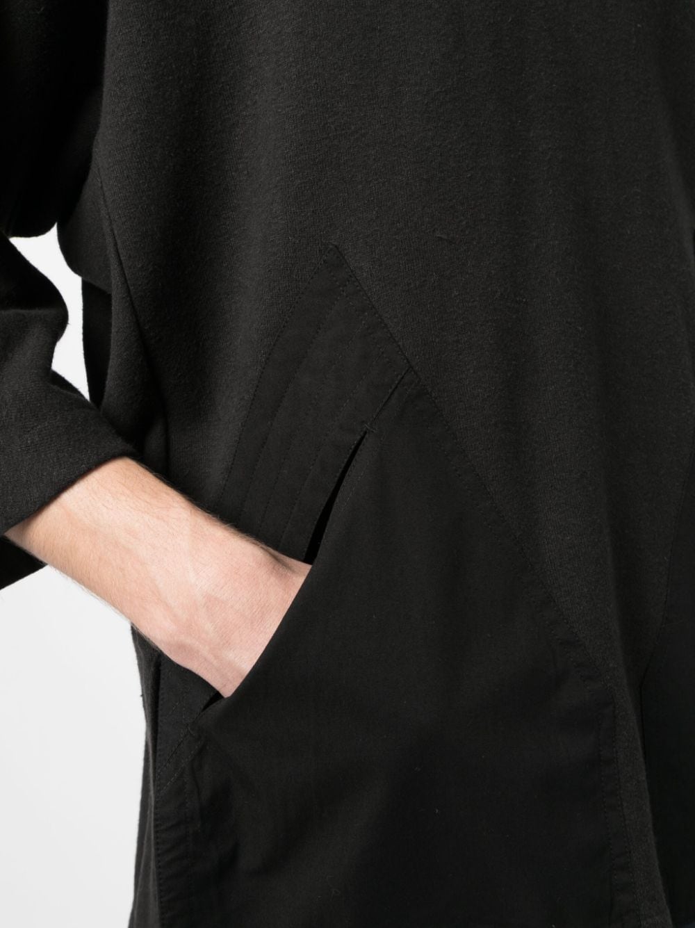 Shop Maharishi Crew-neck Knitted T-shirt In Black