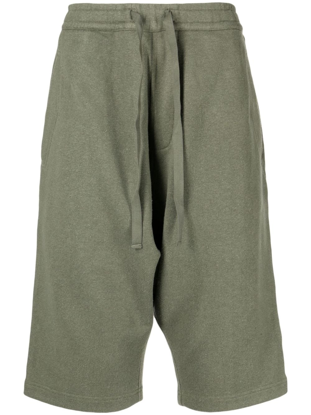 Maharishi Straight-leg Drawstring Shorts In Green