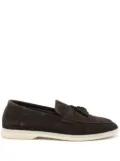 Scarosso tassel-detail suede loafers - Brown
