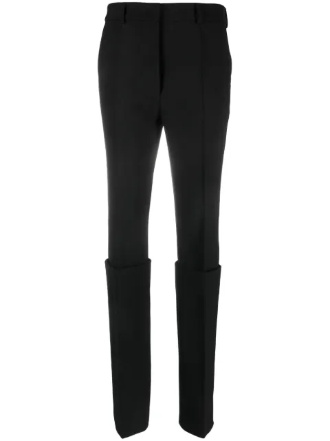 Sportmax turn-up hem slim-fit trousers