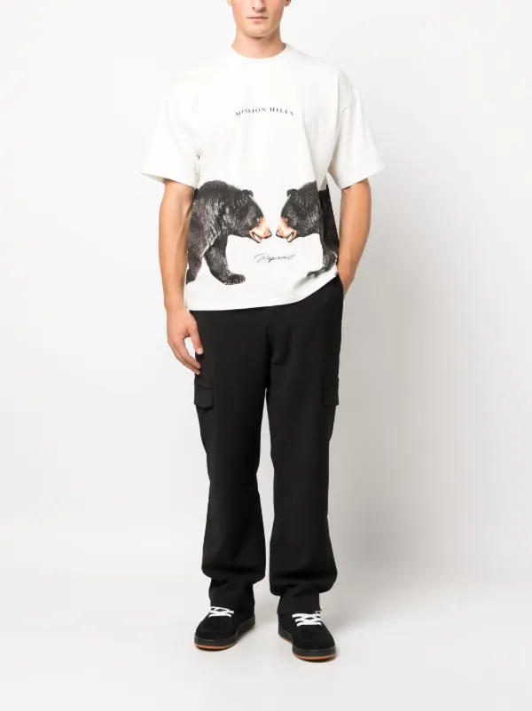 Represent ストレート カーゴパンツ | ブラック | FARFETCH JP