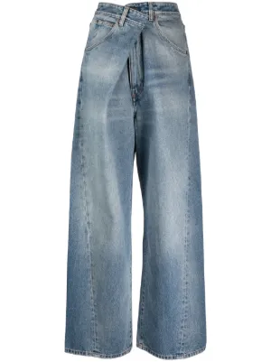 Fax Copy Express Wide-Leg Jeans for Women - Shop on FARFETCH
