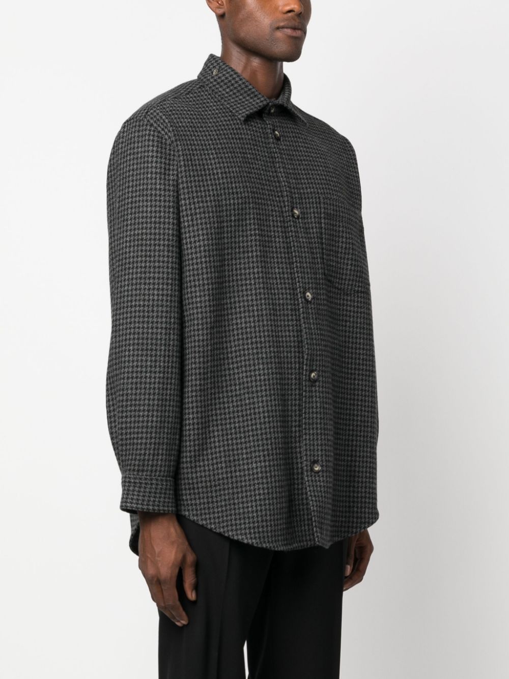 Nanushka Matize houndstooth shirt Men