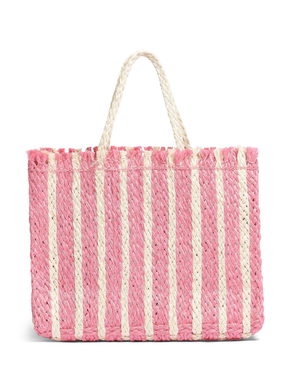 Marni Market Gestreepte shopper - Roze