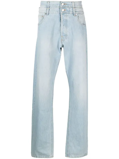 VTMNTS double-layer straight-leg jeans 