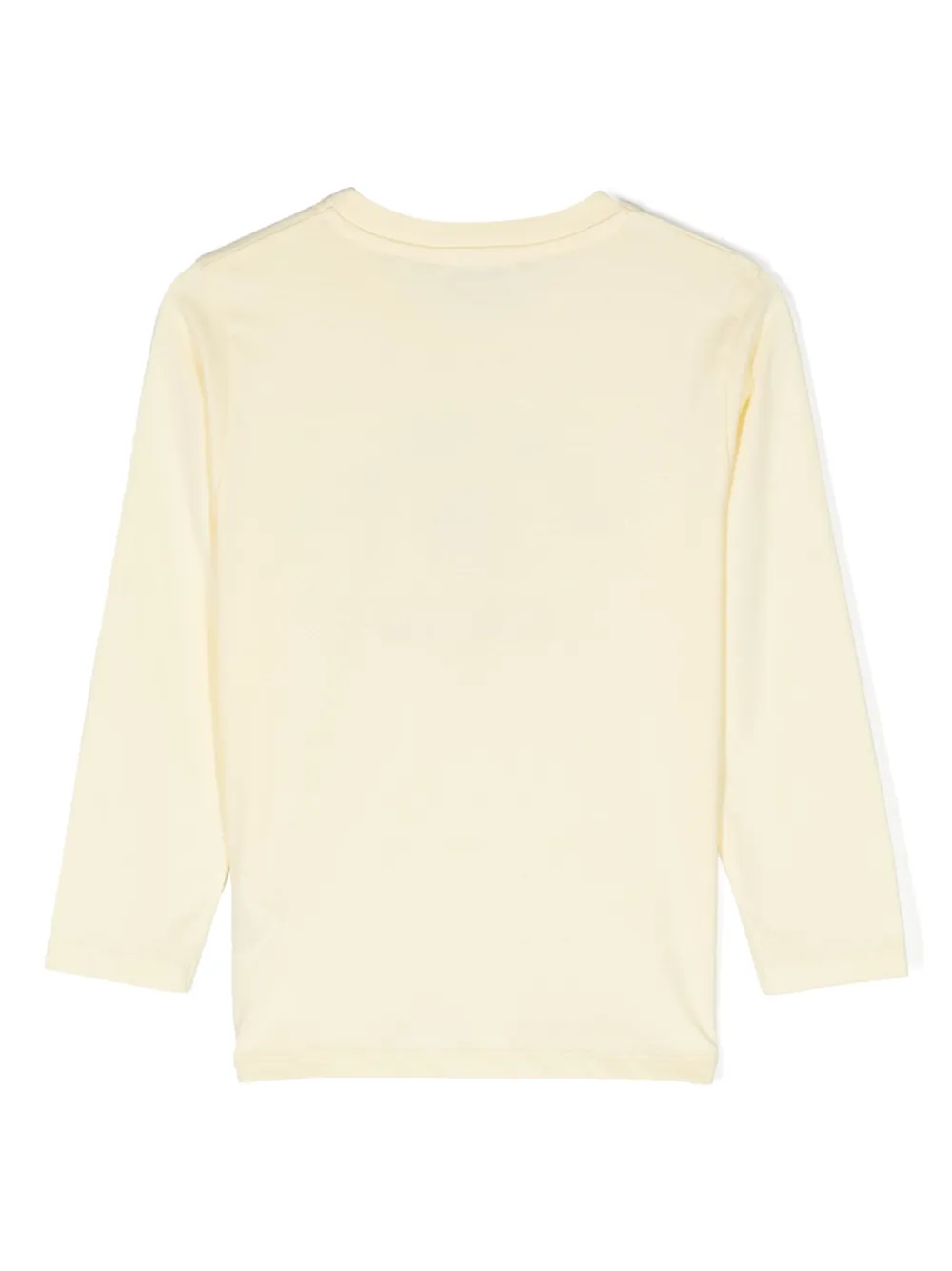 Bonpoint logo-print University T-shirt - Geel