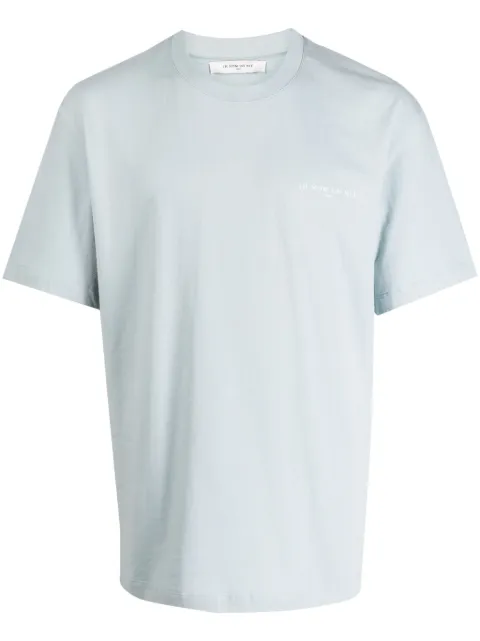 Ih Nom Uh Nit Pearl Roses logo-print T-shirt