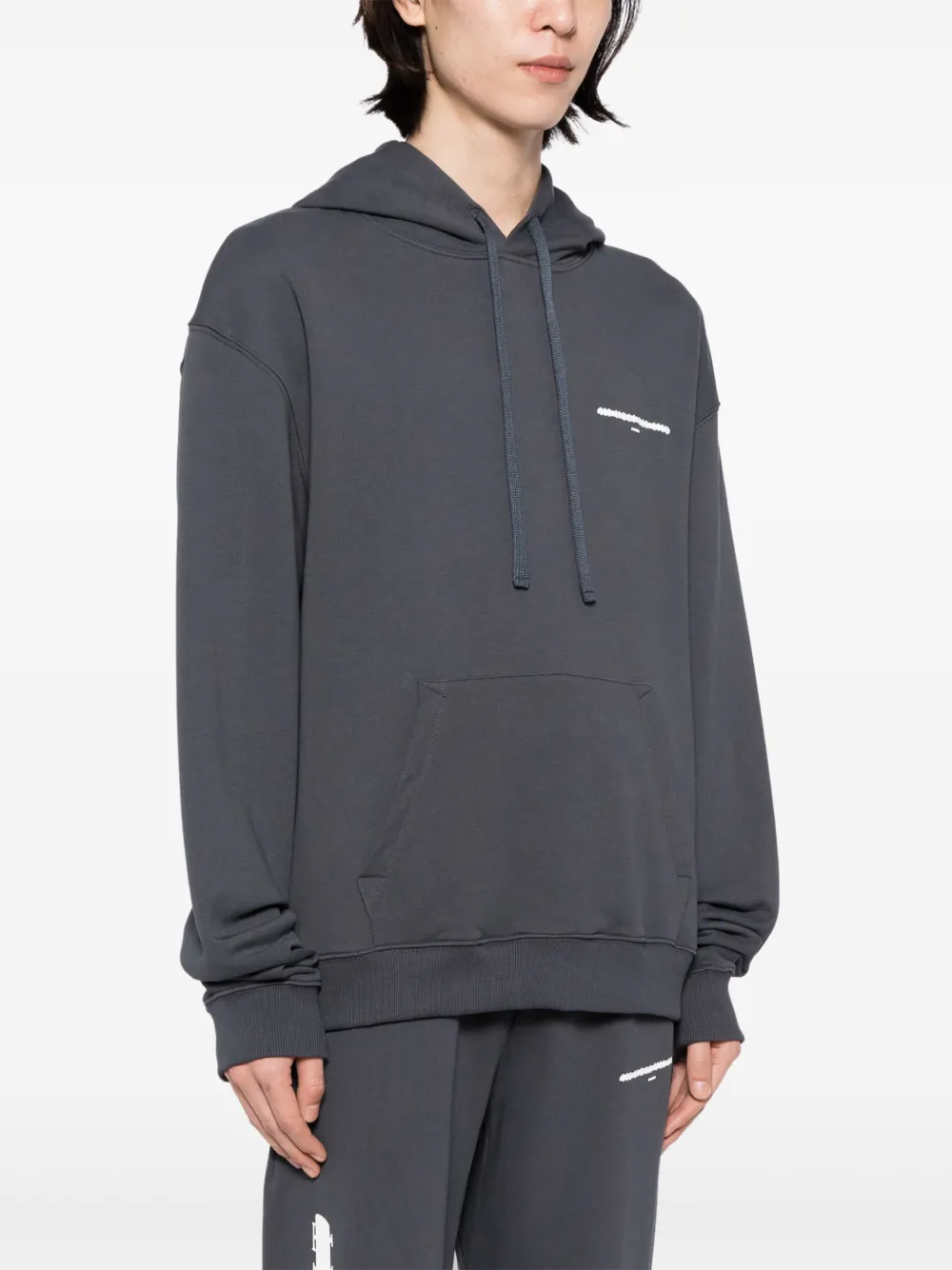 Ih Nom Uh Nit Katoenen hoodie met print Grijs