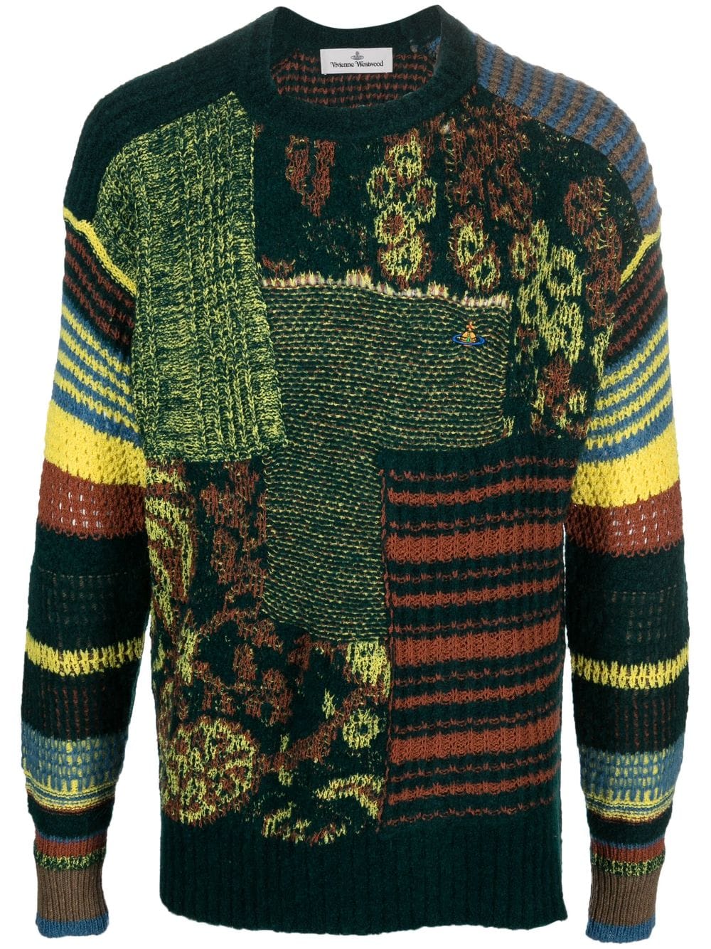 Vivienne Westwood patterned-intarsia knit jumper | Smart Closet