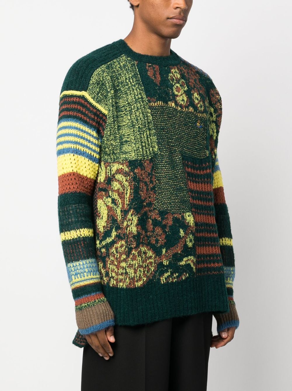 Vivienne Westwood patterned-intarsia knit jumper | Smart Closet