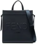 FENDI medium Go To leather tote bag - Blue