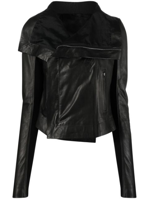 Rick Owens Naska double-breasted leather jacket