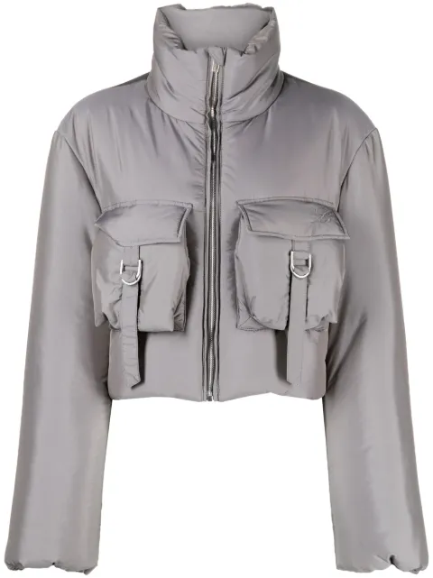 Blumarine cropped padded jacket 