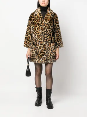 Zara leopard 2024 coat 2018